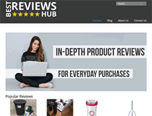 Tablet Screenshot of bestreviewshub.com